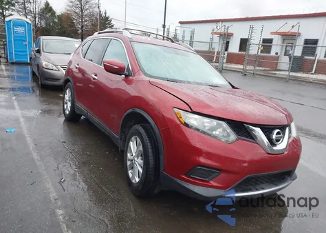 2014 Nissan Rogue Sv из США, поврежденный, VIN 5N1AT2MT2EC787451